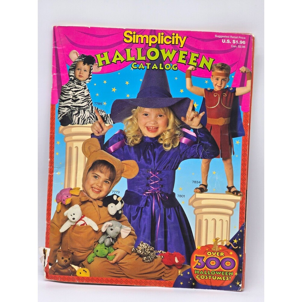 Simplicity Halloween Costumes Catalog - Over 300 Costumes, English